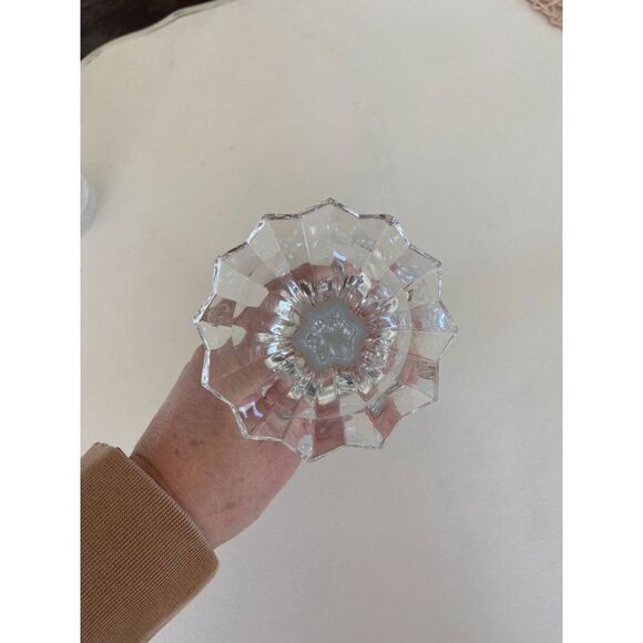 Glass Tulip Candle Stick - Picture 2 of 3